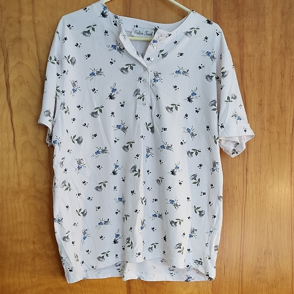 Madison Studio Floral Blouse - White